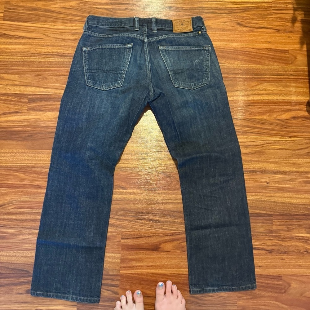 Lucky Brand 221 Slim Straight Men’s Jeans 32x32 – Classic Medium Wash - Picture 8 of 9